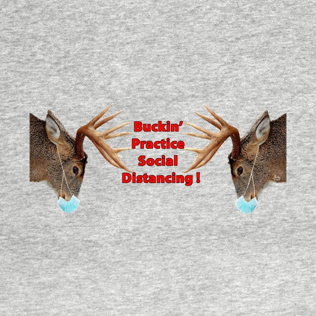 Buckin' Practice Social Distancing by 1Artdude